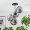 Ripoll Plafonnier, Boule lumineuse Fumé, 4 lumières