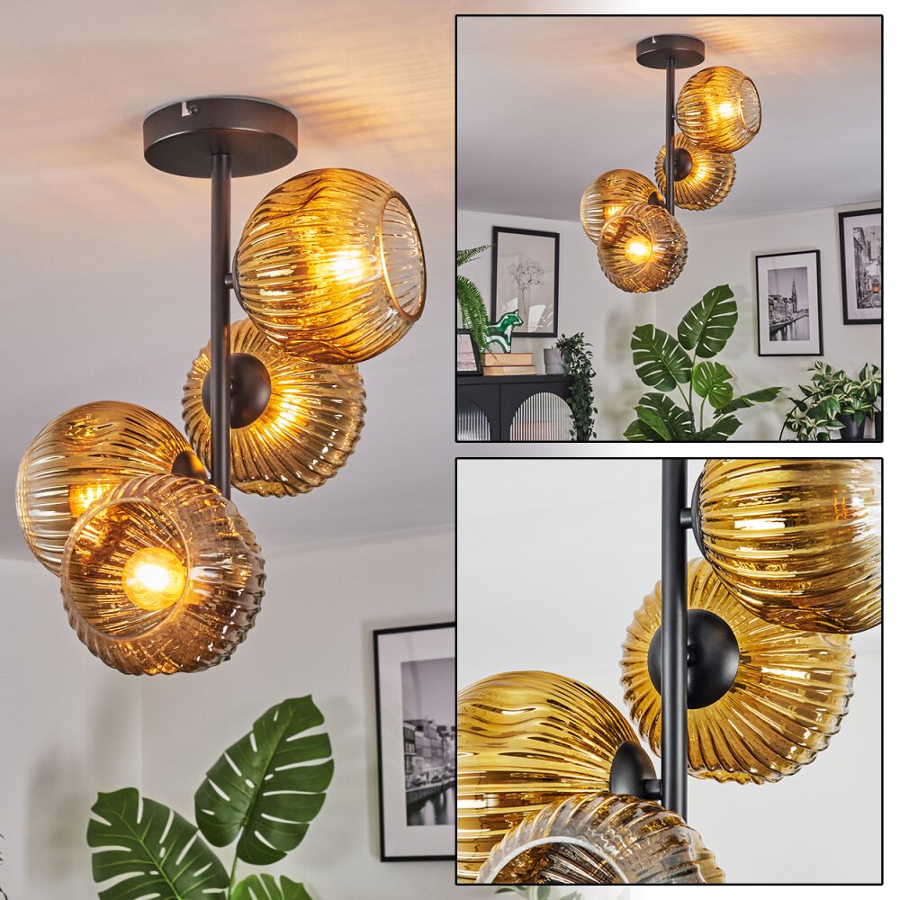 Ripoll Plafonnier, Boule lumineuse Or, Clair, 4 lumières main product photo