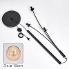 Koyoto Boule lumineuse, Lampadaire Ambre, 3 lumières