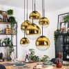 Gastor Suspension, Boule lumineuse, Suspension Or, Clair, 6 lumières