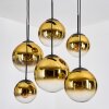 Gastor Suspension, Boule lumineuse, Suspension Or, Clair, 6 lumières
