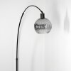 Ripoll Lampadaire Noir, 1 lumière