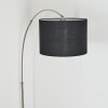 Bassagoda Lampadaire Nickel mat, Noir, 1 lumière