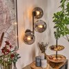 Gastor Boule lumineuse, Applique murale Fumé, 3 lumières