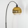 Koyoto Lampadaire Noir, 1 lumière