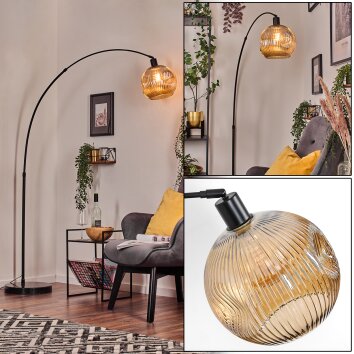 Ripoll Lampadaire Noir, 1 lumière