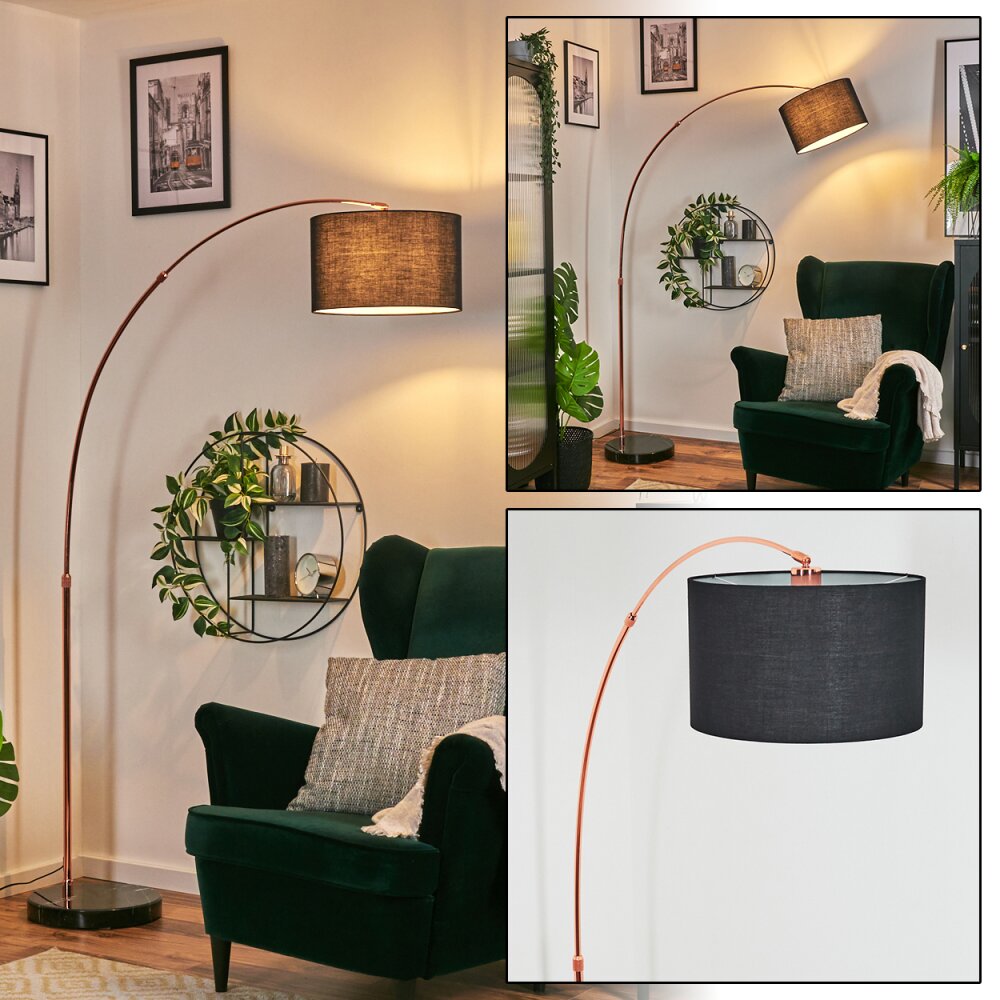 Bassagoda Lampadaire Cuivre, Noir, 1 lumière main product photo