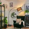 Bassagoda Lampadaire Noir, 1 lumière