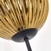 Koyoto Boule lumineuse, Lampadaire Bleu, Or, Cuivré, 3 lumières