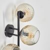 Ripoll Boule lumineuse, Applique murale Ambre, Clair, 3 lumières
