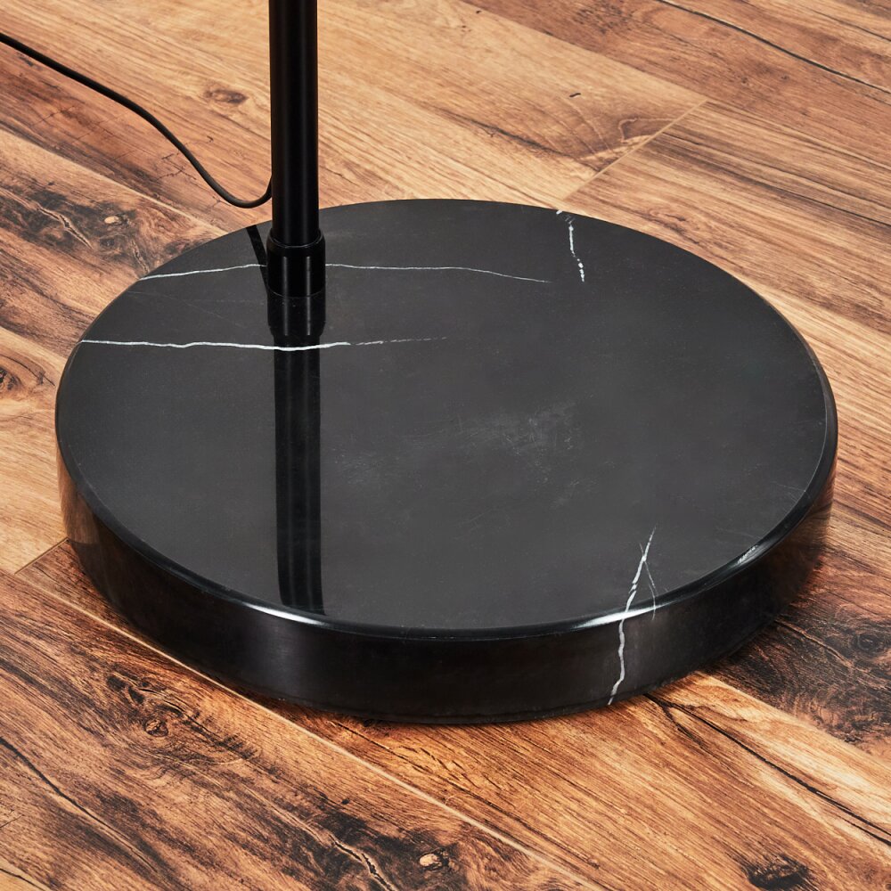 Soungou Lampadaire Noir, 1 lumière