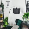 Soungou Lampadaire Noir, 1 lumière