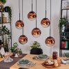 Gastor Suspension, Boule lumineuse, Suspension Clair, Cuivré, 6 lumières