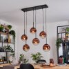 Gastor Suspension, Boule lumineuse, Suspension Clair, Cuivré, 6 lumières