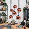 Gastor Suspension, Boule lumineuse, Suspension Clair, Cuivré, 6 lumières