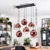 Gastor Suspension, Boule lumineuse, Suspension Clair, Cuivré, 6 lumières