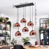 Gastor Suspension, Boule lumineuse, Suspension Clair, Cuivré, 6 lumières