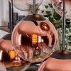 Gastor Suspension, Boule lumineuse, Suspension Clair, Cuivré, 6 lumières