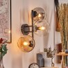 Koyoto Boule lumineuse, Applique murale Ambre, Clair, Fumé, 3 lumières