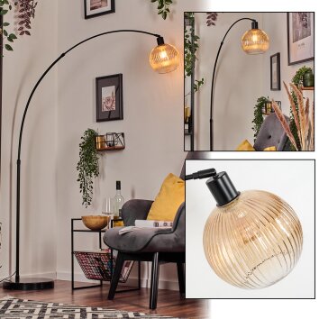 Koyoto Lampadaire Noir, 1 lumière
