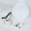 Ilorn Boule lumineuse, Borne lumineuse, Eclairage de chemin LED Blanc, 1 lumière, Télécommandes