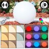 Ilorn Boule lumineuse, Borne lumineuse, Eclairage de chemin LED Blanc, 1 lumière, Télécommandes