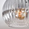 Koyoto Plafonnier, Boule lumineuse Ambre, Clair, Fumé, 3 lumières