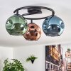Ripoll Plafonnier, Boule lumineuse Bleu, Vert, Cuivré, 3 lumières