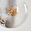 Gastor Boule lumineuse, Applique murale Ambre, Clair, Fumé, 3 lumières
