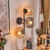 Gastor Boule lumineuse, Applique murale Ambre, Clair, Fumé, 3 lumières