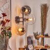 Gastor Boule lumineuse, Applique murale Ambre, Clair, Fumé, 3 lumières