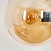Gastor Boule lumineuse, Applique murale Ambre, Clair, Fumé, 3 lumières