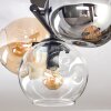 Ripoll Plafonnier, Boule lumineuse Ambre, Clair, Fumé, 3 lumières