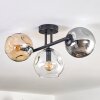 Ripoll Plafonnier, Boule lumineuse Ambre, Clair, Fumé, 3 lumières