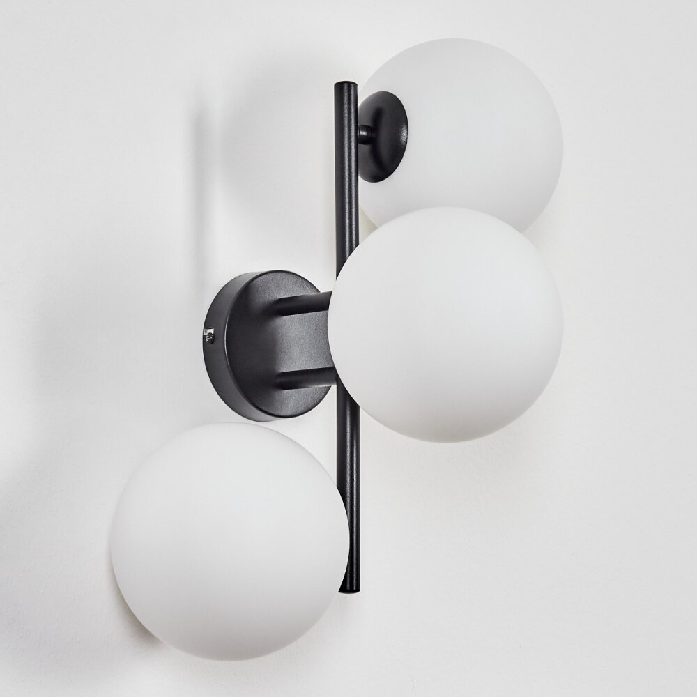 Gastor Boule lumineuse, Applique murale Blanc, 3 lumières