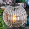 Koyoto Suspension, Boule lumineuse, Suspension grappe Ambre, Clair, Fumé, 4 lumières