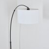 Bassagoda Lampadaire Chrome, Noir, 1 lumière