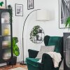 Bassagoda Lampadaire Chrome, Noir, 1 lumière