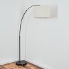 Bassagoda Lampadaire Chrome, Noir, 1 lumière