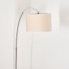 Bassagoda Lampadaire Chrome, Noir, 1 lumière