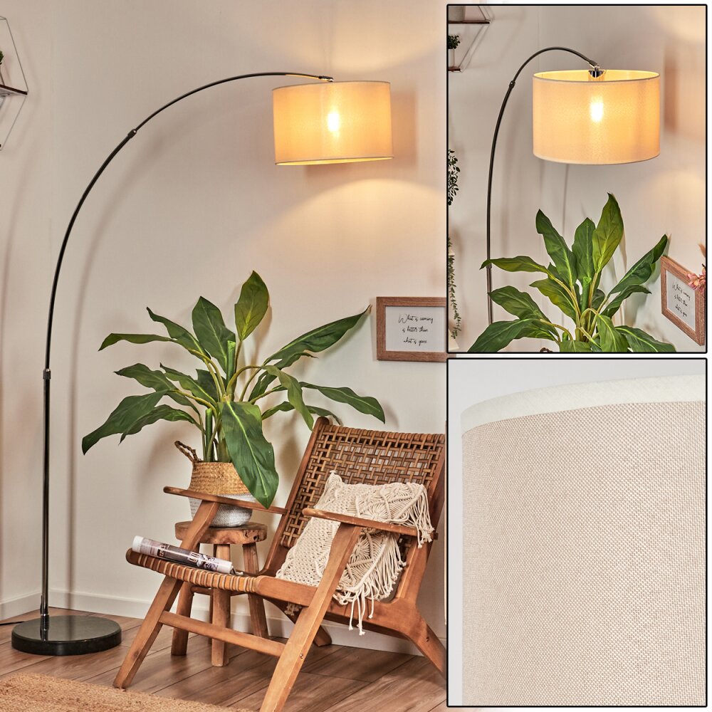Bassagoda Lampadaire Chrome, Noir, 1 lumière main product photo