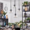 Ripoll Suspension, Boule lumineuse, Suspension grappe Clair, 4 lumières