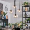 Ripoll Suspension, Boule lumineuse, Suspension grappe Clair, 4 lumières