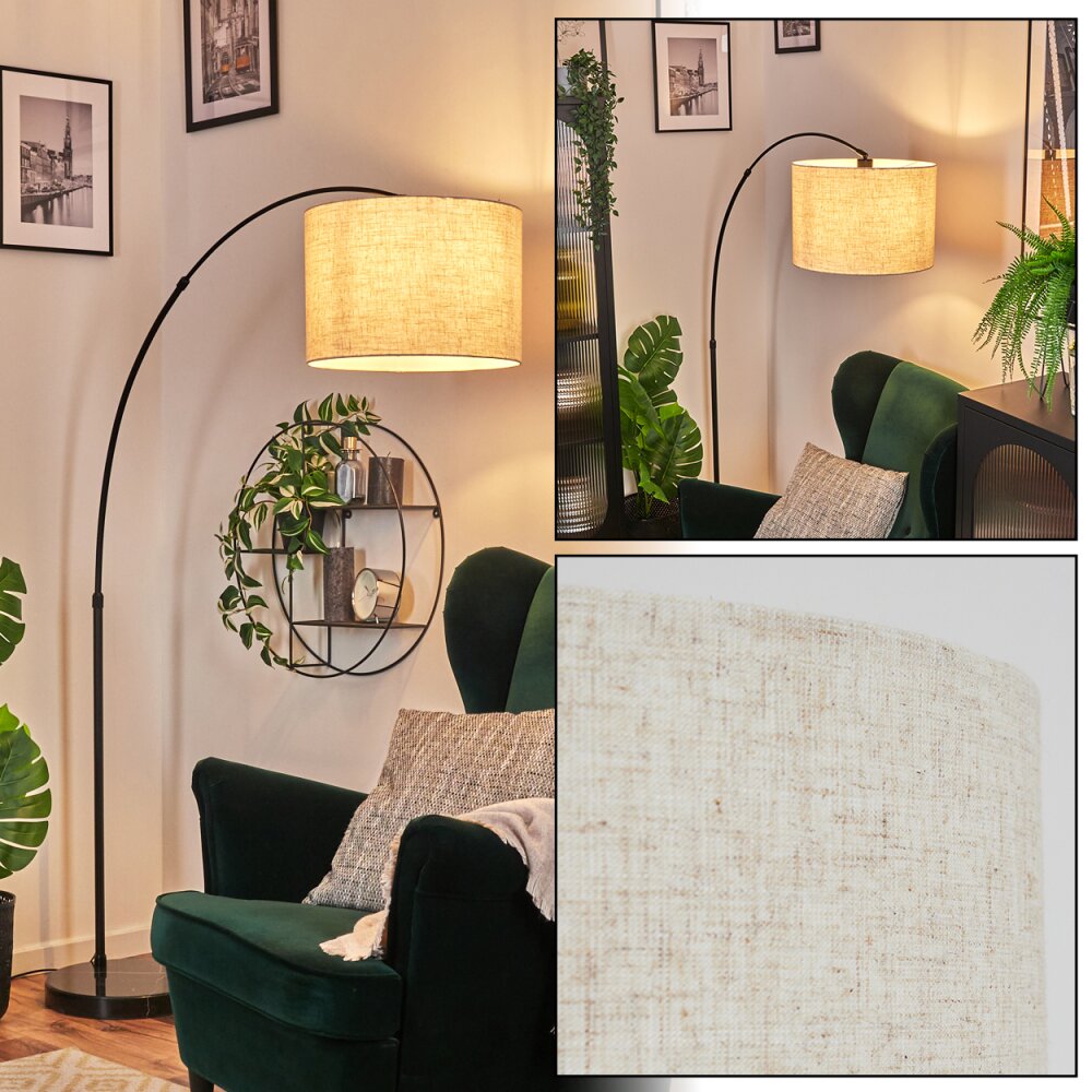 Bassagoda Lampadaire Noir, 1 lumière main product photo