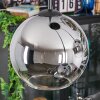Koyoto Suspension, Boule lumineuse, Suspension grappe Chrome, Clair, Fumé, 4 lumières
