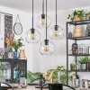 Ripoll Suspension, Boule lumineuse, Suspension grappe Clair, 4 lumières