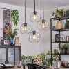 Ripoll Suspension, Boule lumineuse, Suspension grappe Clair, 4 lumières