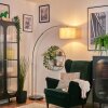Bassagoda Lampadaire Nickel mat, Noir, 1 lumière