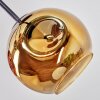 Ripoll Plafonnier, Boule lumineuse Chrome, Or, Cuivré, Fumé, 5 lumières