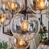 Gastor Suspension, Boule lumineuse, Suspension Ambre, Clair, Fumé, 8 lumières
